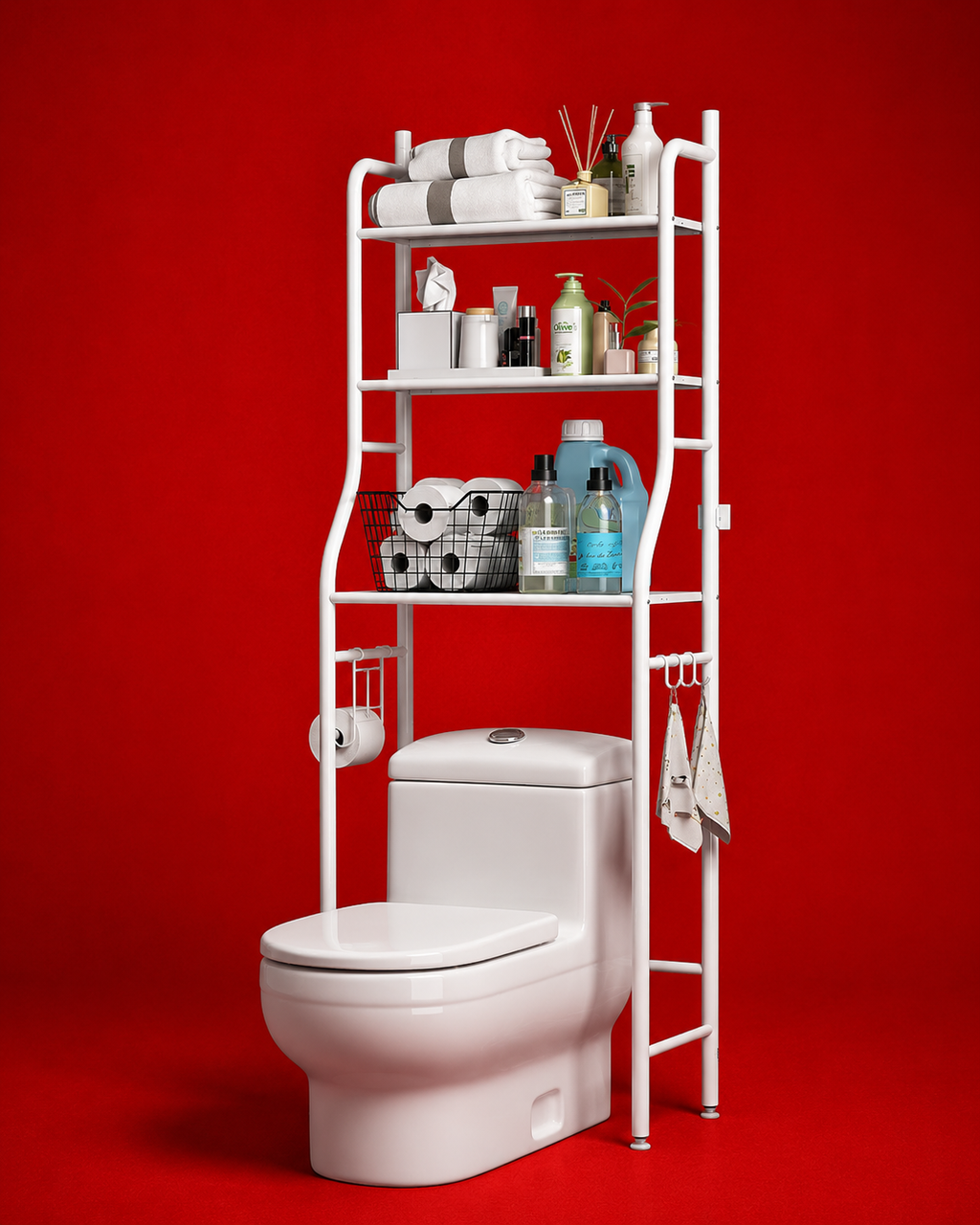 estante organizador de baño